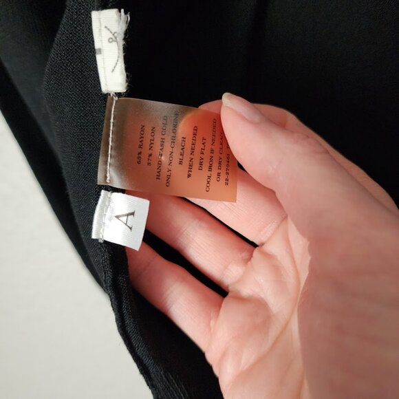 ANN TAYLOR Button front summer cardigan cropped sweater in‎ black size S - Picture 4 of 5